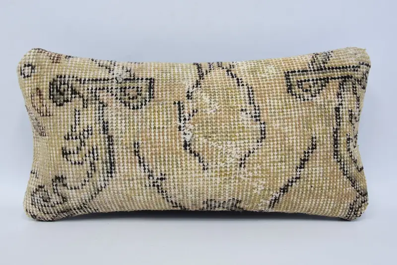 Interior Designer Pillow, Pillow, Vintage Kilim Throw Pillow, Kilim Pillow, 8x16 Beige Cushion Cover, Personalized Gift Pillow Cushion Case - 1