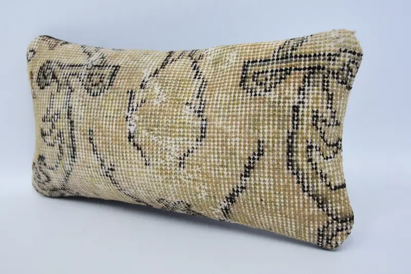 Interior Designer Pillow, Pillow, Vintage Kilim Throw Pillow, Kilim Pillow, 8x16 Beige Cushion Cover, Personalized Gift Pillow Cushion Case - 4