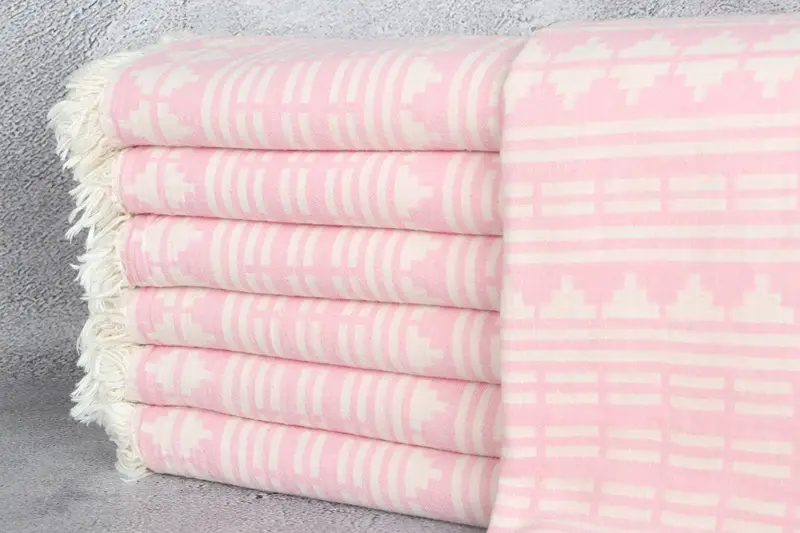 Travel Towel, Custom Towel, Bachelorette Party Gifts Bridesmaids, 70x40 Cotton Kilim Design Towel, Customized Towels, Spa Gift Towel, Fouta towel - 2