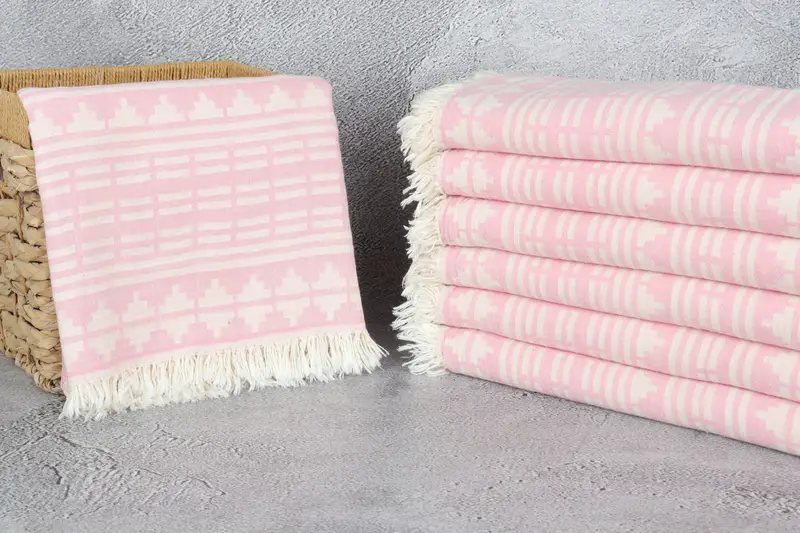Travel Towel, Custom Towel, Bachelorette Party Gifts Bridesmaids, 70x40 Cotton Kilim Design Towel, Customized Towels, Spa Gift Towel, Fouta towel - 4