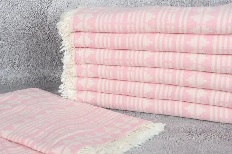 Travel Towel, Custom Towel, Bachelorette Party Gifts Bridesmaids, 70x40 Cotton Kilim Design Towel, Customized Towels, Spa Gift Towel, Fouta towel - 3