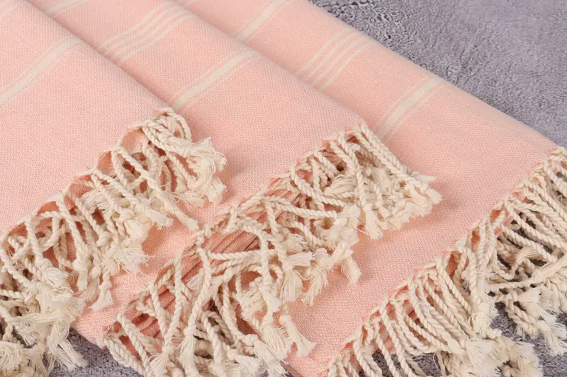 Hammam Towel USA, Beach Towel Bulk, Custom Towel, House Warming Gift, Custom Wedding Gift, 70x40 Cotton Striped Towel, Gym Towel, Bridesmaid Towel - 5