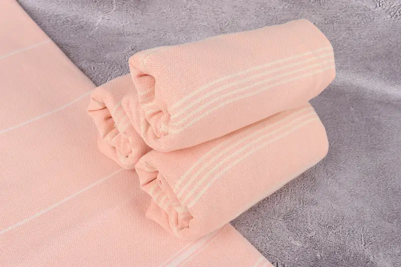 Hammam Towel USA, Beach Towel Bulk, Custom Towel, House Warming Gift, Custom Wedding Gift, 70x40 Cotton Striped Towel, Gym Towel, Bridesmaid Towel - 7