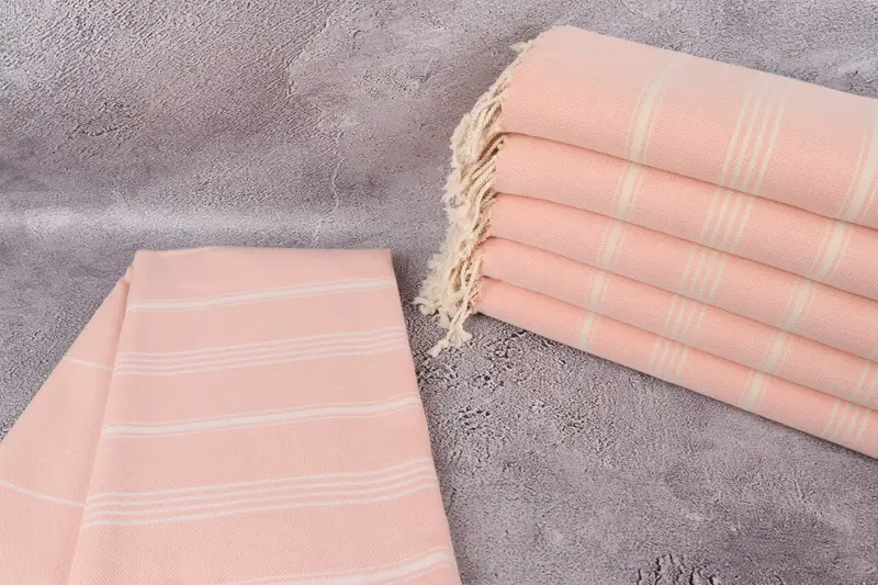 Hammam Towel USA, Beach Towel Bulk, Custom Towel, House Warming Gift, Custom Wedding Gift, 70x40 Cotton Striped Towel, Gym Towel, Bridesmaid Towel - 2