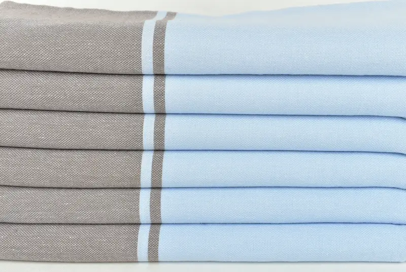 Turkish Towel Beach Towel, Embroidered Towel, Halloween Gifts, Wedding Gift, Wedding Gifts Towel, Summer Towel, 70x40 Cotton Striped Towel - 2