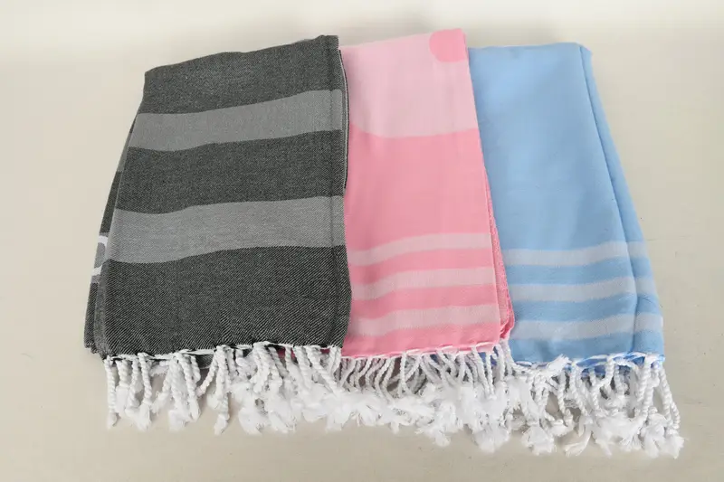 Bride Gift, Housewarming Gift, 70x40 Cotton Set of 8 Towel, Wedding Favors, Gift For The Home Decor, Best Beach Towel, Handwoven Turkish Towel - 6