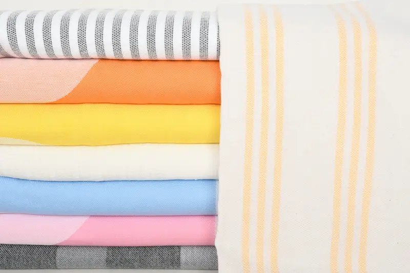 Bride Gift, Housewarming Gift, 70x40 Cotton Set of 8 Towel, Wedding Favors, Gift For The Home Decor, Best Beach Towel, Handwoven Turkish Towel - 2