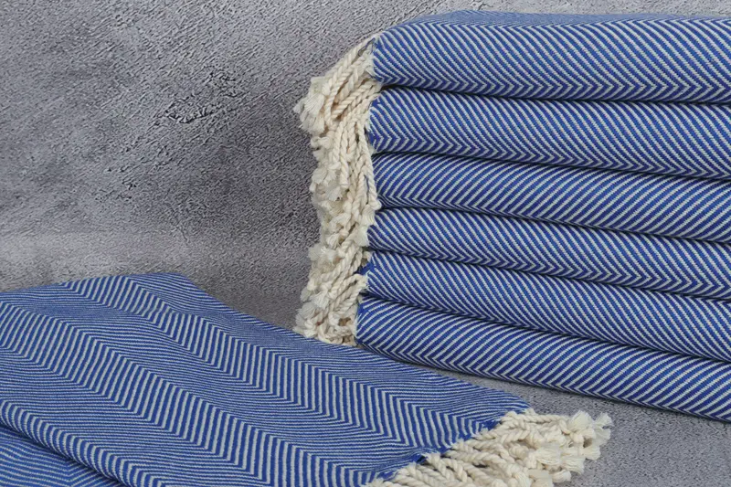 Sand-resistant towel, Monogrammed Beach Towel, Bridal Shower Gifts, Best Wedding Gift, 70x40 Cotton Herringbone Towel, Beach Towel Gift, Guest Towel - 2
