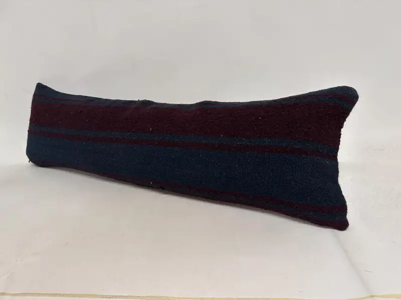 Gift Pillow, Kilim Pillow Cover, Retro Cushion Case, Pillow Case, Car Pillow Sham, Home Decor Pillow, Garden Pillow Case, 12x43 Red Pillow Sham - 3