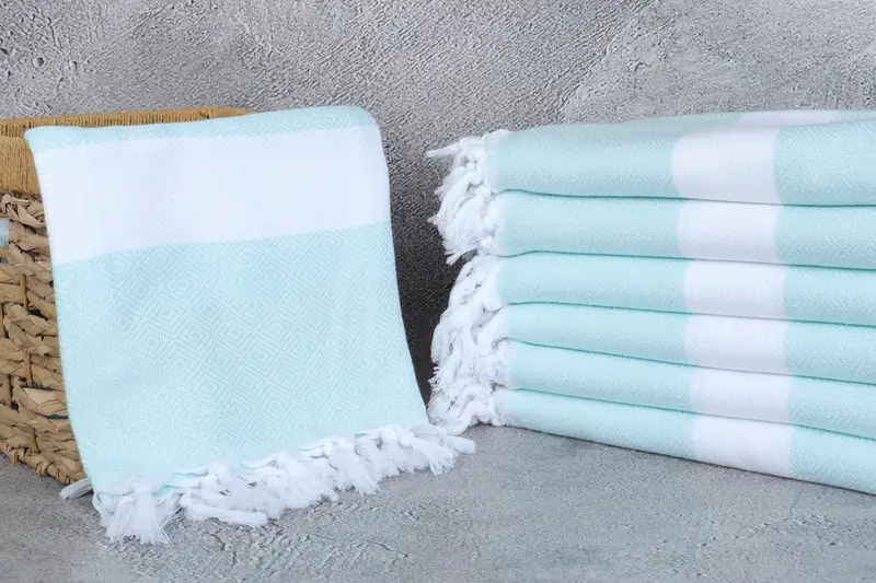 Bulk Order Towel, Bachelorette Party Favors Beach, Quick-Dry Beach Towel, Organic Turkish towel, Personalized Gifts, 70x40 Cotton Diamond Towel - 3