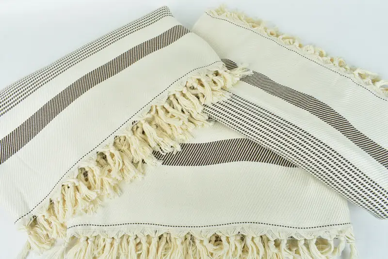 88x80 Cotton Striped Towel, Personalized Gifts, Bridal Shower Favors, Throw Blanket Couch, Turkish Blanket Queen, Bachelorette Gifts - 6
