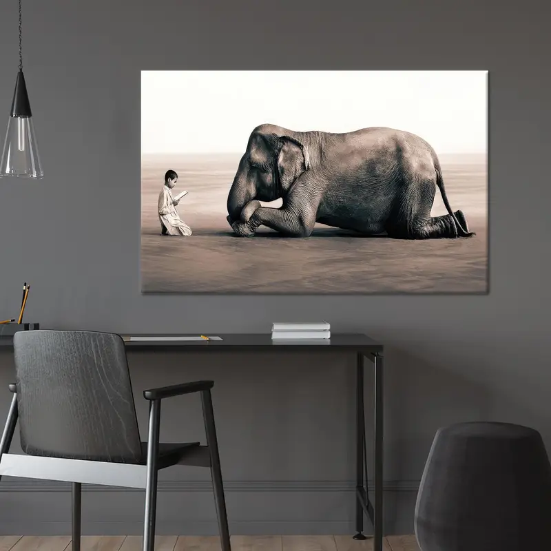 Gerçeküstü Fil Kanvası: Modaya Uygun, Sanatsal ve Zarif Dekor