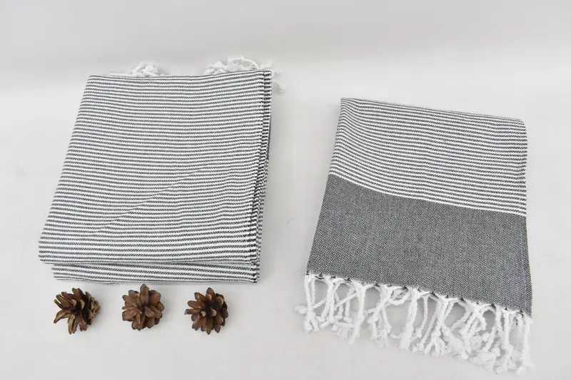 Summer Gift, Bridesmaid Gifts, 40x18 Cotton Striped Towel, Gift For Him, Personalized Gifts, Bathroom Towel, Holiday Towel, Personalized Gift - 7
