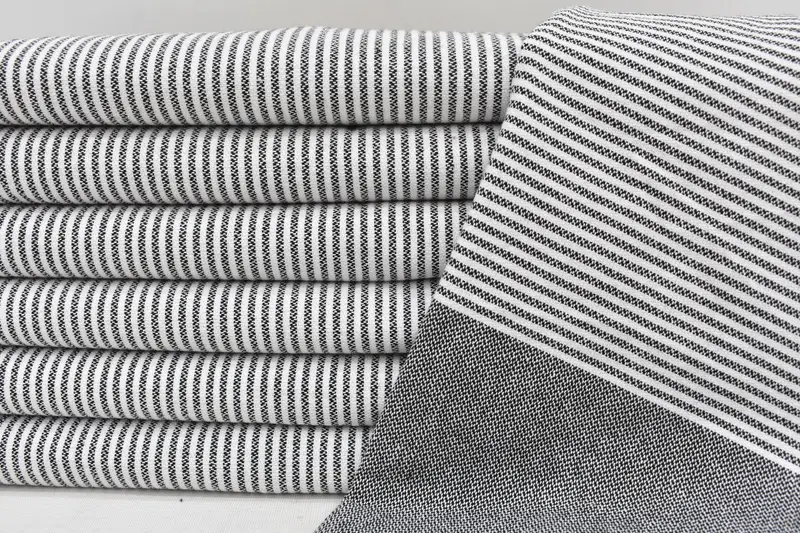 Summer Gift, Bridesmaid Gifts, 40x18 Cotton Striped Towel, Gift For Him, Personalized Gifts, Bathroom Towel, Holiday Towel, Personalized Gift - 2