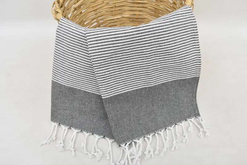 Summer Gift, Bridesmaid Gifts, 40x18 Cotton Striped Towel, Gift For Him, Personalized Gifts, Bathroom Towel, Holiday Towel, Personalized Gift - 6
