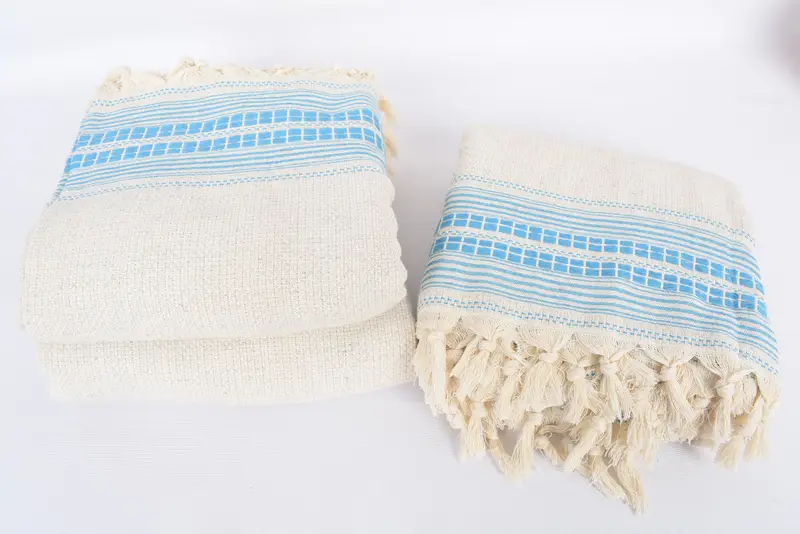 96x94 Linen Striped Towel, Gift For Bride, Housewarming Gift, Organic Throw, Personalized Blanket, Decorative Blanket, Thanksgiving Tablecloth - 7