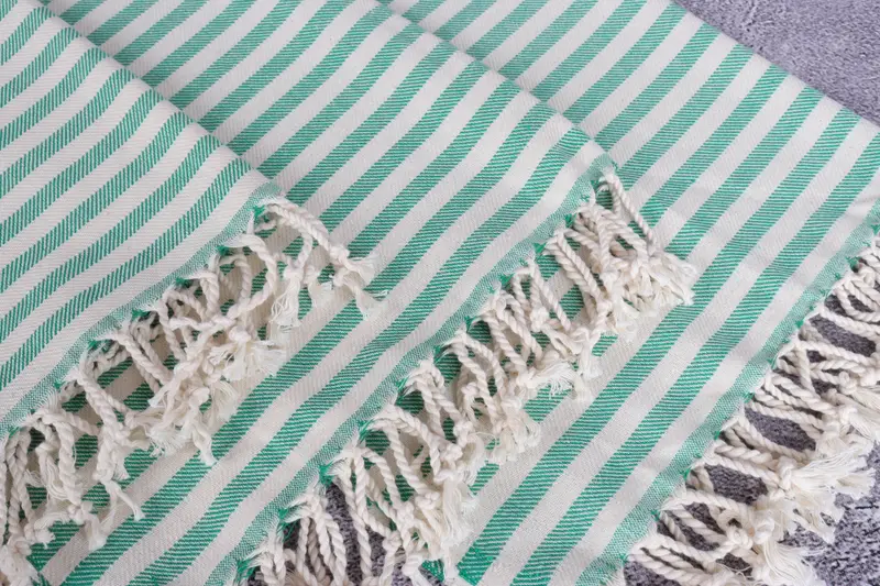 House Warming Gift, Gift For Her, 40x24 Cotton Striped Towel, Xmas Gifts, Bridesmaid Gifts, Organic Tea Towel, Bathroom Towels, Small Bath Towels - 5
