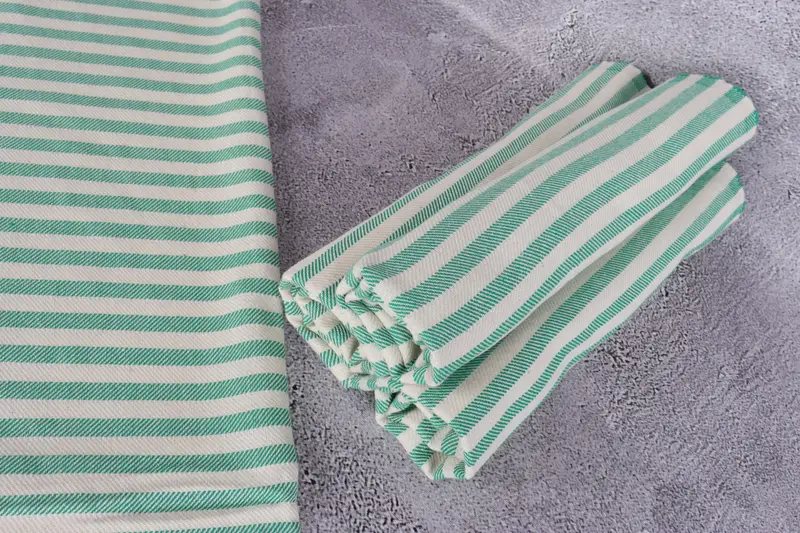 House Warming Gift, Gift For Her, 40x24 Cotton Striped Towel, Xmas Gifts, Bridesmaid Gifts, Organic Tea Towel, Bathroom Towels, Small Bath Towels - 8