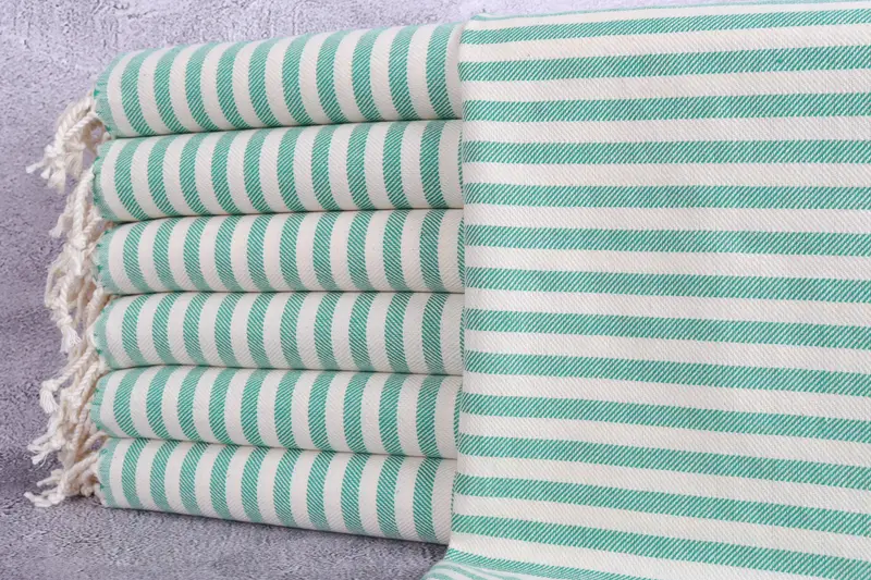 House Warming Gift, Gift For Her, 40x24 Cotton Striped Towel, Xmas Gifts, Bridesmaid Gifts, Organic Tea Towel, Bathroom Towels, Small Bath Towels - 1