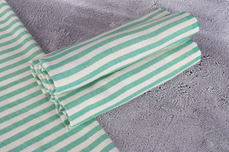 House Warming Gift, Gift For Her, 40x24 Cotton Striped Towel, Xmas Gifts, Bridesmaid Gifts, Organic Tea Towel, Bathroom Towels, Small Bath Towels - 7