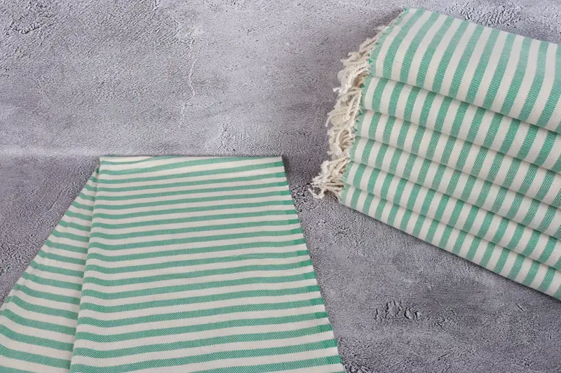 House Warming Gift, Gift For Her, 40x24 Cotton Striped Towel, Xmas Gifts, Bridesmaid Gifts, Organic Tea Towel, Bathroom Towels, Small Bath Towels - 2