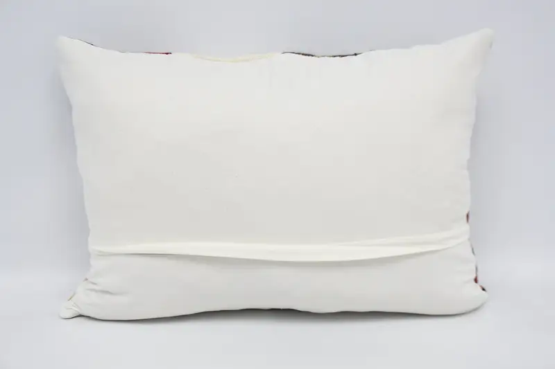 20x28 White Pillow Case, Home Decor Pillow, Decorative Pillow Sham, Cushion Cover, Ikat Cushion Cover, Pillow for Couch, Turkish Kilim Pillow - 6