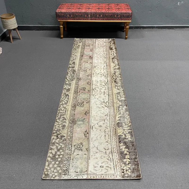 Elegante Alfombra Floral Beige, 7x8,3ft Chic Decor