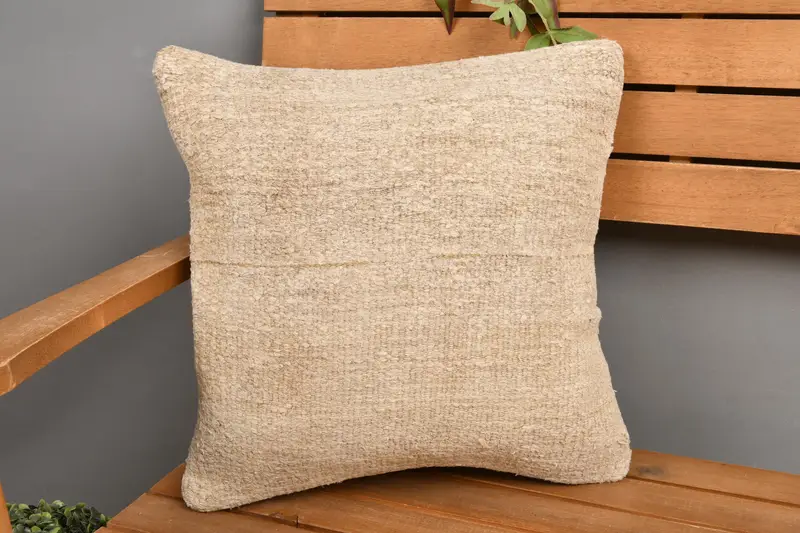 Almohada de tiro bordada del suroeste hecha a mano, almohada de decoración vintage de 16x16