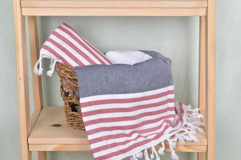 Gym Towel, Travel Towel, Turkish Bath Towel USA, Absorbent towel, Large Turkish Towel, Summer Gift, Wedding For Favor, 70x40 Cotton Striped Towel - 4