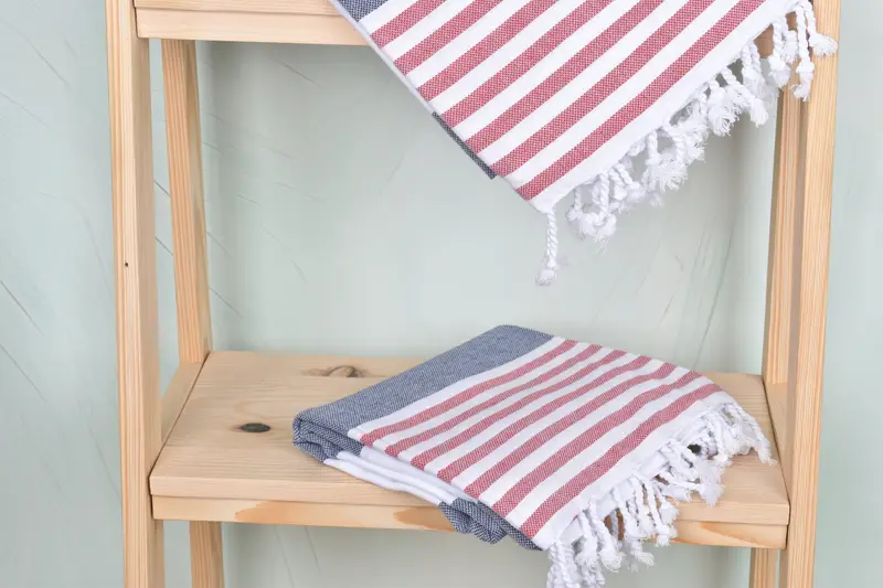 Gym Towel, Travel Towel, Turkish Bath Towel USA, Absorbent towel, Large Turkish Towel, Summer Gift, Wedding For Favor, 70x40 Cotton Striped Towel - 5
