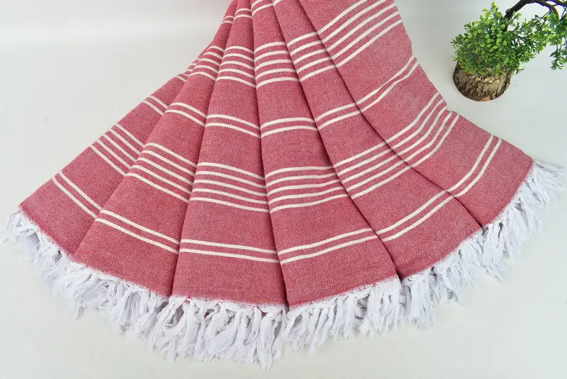 Bridal Gifts, Personalized Gifts, 96x70 Cotton Striped Towel, Custom Wedding Gifts, Aesthetic Blanket, Bridesmaid Gifts, Turkish Blanket Throw - 4