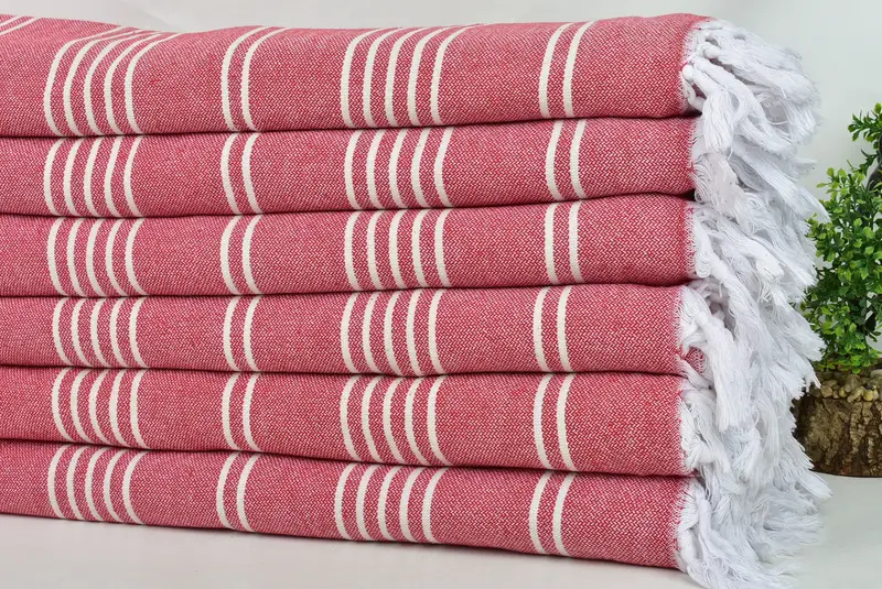 Bridal Gifts, Personalized Gifts, 96x70 Cotton Striped Towel, Custom Wedding Gifts, Aesthetic Blanket, Bridesmaid Gifts, Turkish Blanket Throw - 3