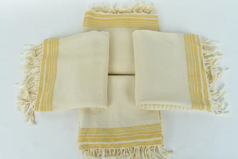 Handmade Gift, Home Gift, Bridesmaid Gift, Personalized Turkish Towel, Sand-resistant Turkish towel for travel, 68x36 Cotton Striped Towel - 6