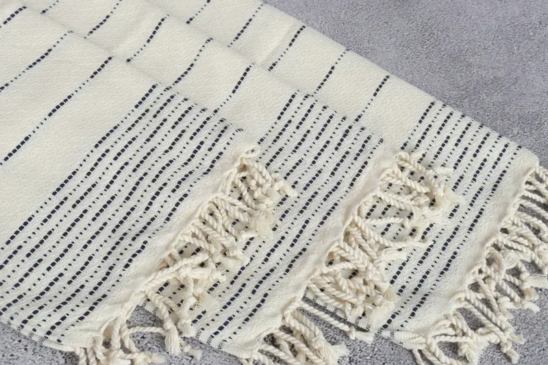 Gift For Him, Personalized Gift, 36x18 Cotton Striped Design Towel, Monogram Hand Towel, Personalized Gifts, Bridal Shower Favor, Travel Towel - 5
