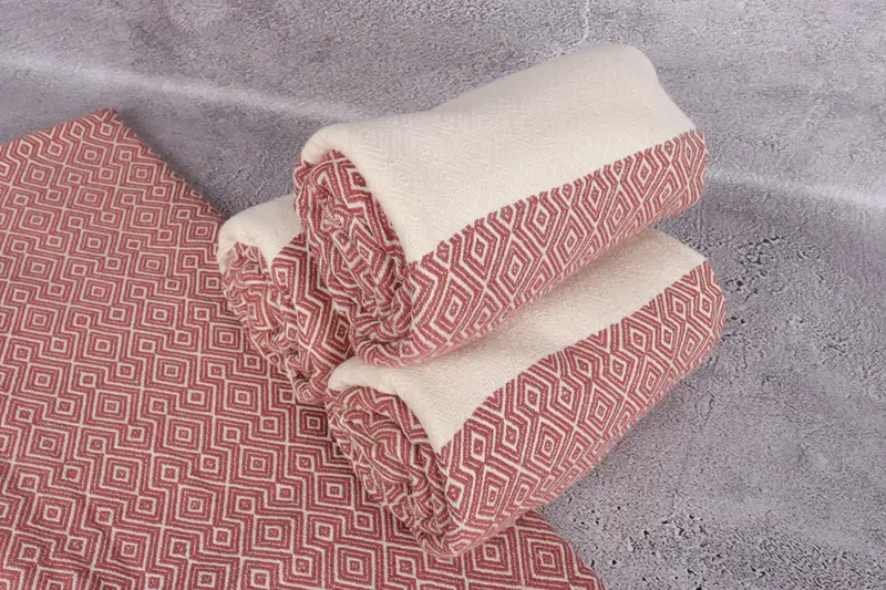 Turkish towel bulk order for wedding gifts, 68x38 Cotton Diamond Towel, Best Friend Gift, Unique Gift, Gift For Her, Bachelorette Party Gifts - 7
