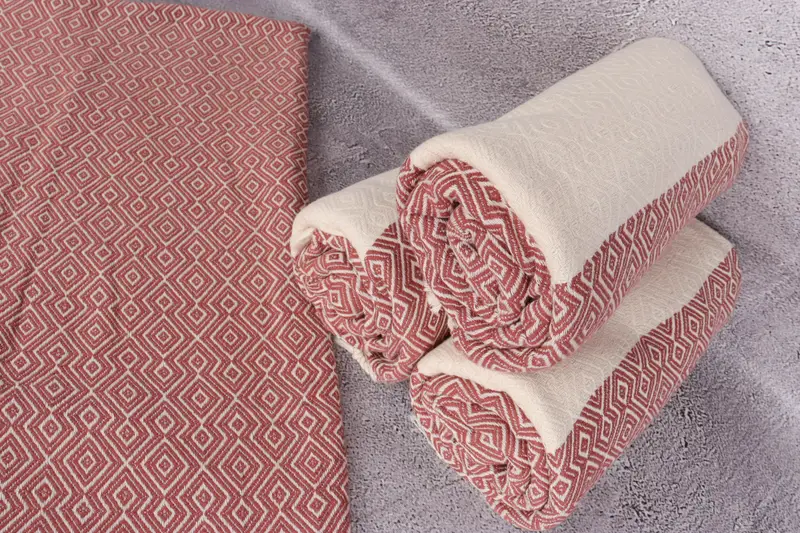 Turkish towel bulk order for wedding gifts, 68x38 Cotton Diamond Towel, Best Friend Gift, Unique Gift, Gift For Her, Bachelorette Party Gifts - 8