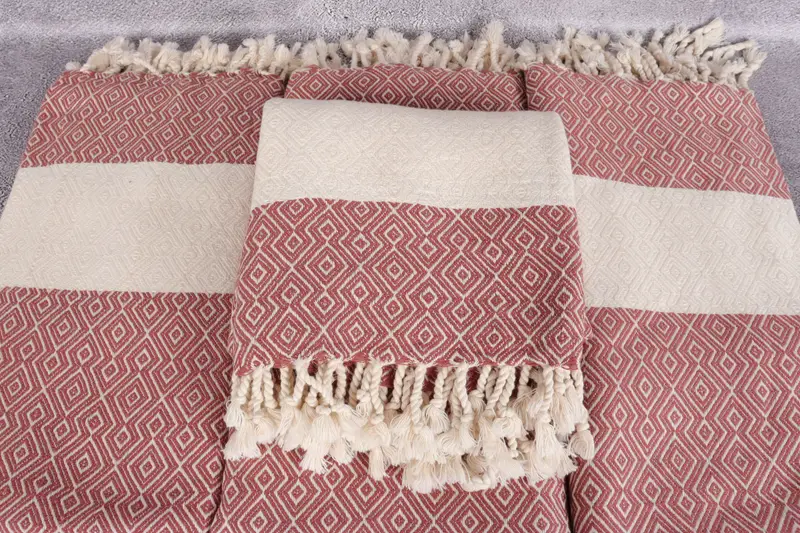 Turkish towel bulk order for wedding gifts, 68x38 Cotton Diamond Towel, Best Friend Gift, Unique Gift, Gift For Her, Bachelorette Party Gifts - 4
