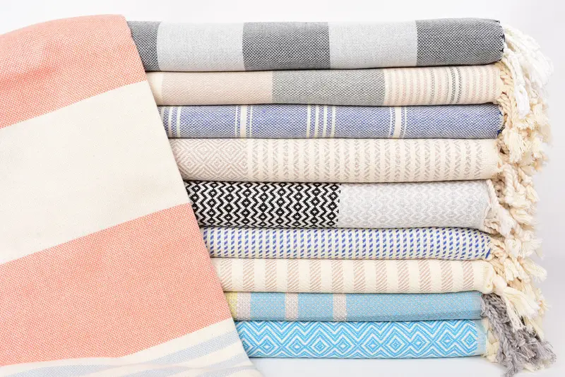 Girls Weekend Getaways Gifts, Lightweight Turkish towel, Bachelorette Party Gifts, House Warming Gift, 70x40 Cotton Set of 10 Towel, Wedding Gift - 1