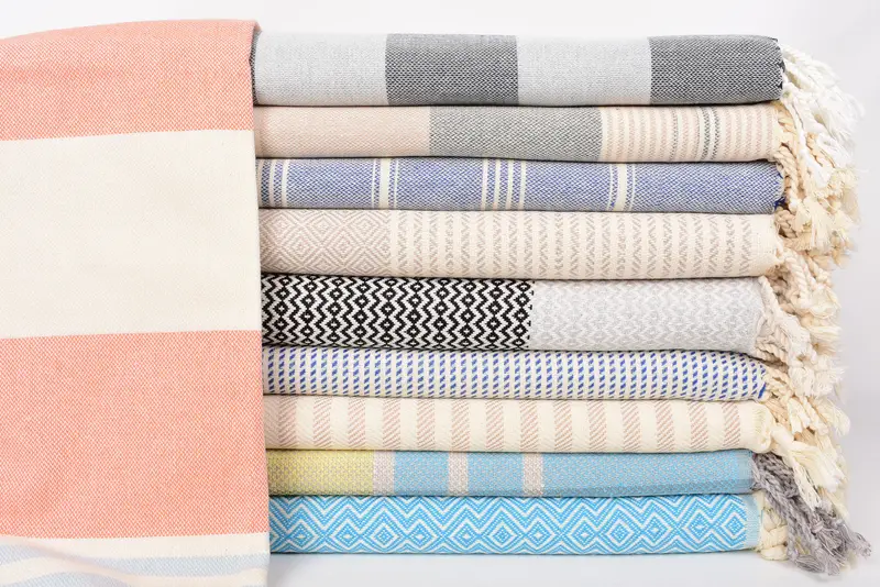 Girls Weekend Getaways Gifts, Lightweight Turkish towel, Bachelorette Party Gifts, House Warming Gift, 70x40 Cotton Set of 10 Towel, Wedding Gift - 3