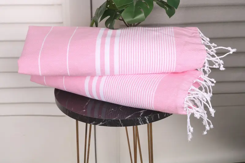 Bathroom Towels, 40x24 Cotton Striped Towel, Monogram Towels, Personalized Gift, Gift For Mom, Wedding Gift Kitchen Towel, Personalized Dish Towel - 3