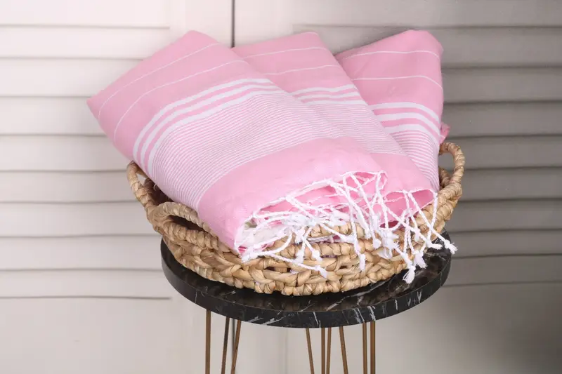 Bathroom Towels, 40x24 Cotton Striped Towel, Monogram Towels, Personalized Gift, Gift For Mom, Wedding Gift Kitchen Towel, Personalized Dish Towel - 5