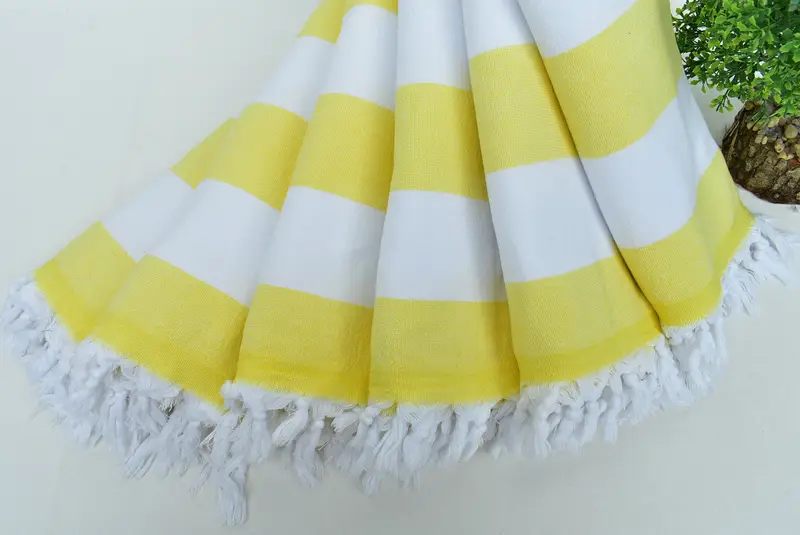 Summer Gift, 64x36 Cotton Striped Terry Towel, Gift For Mom, Gift For Him, Beach Towel Bulk, Gift For Her, Quick-drying cotton Turkish beach towel - 4