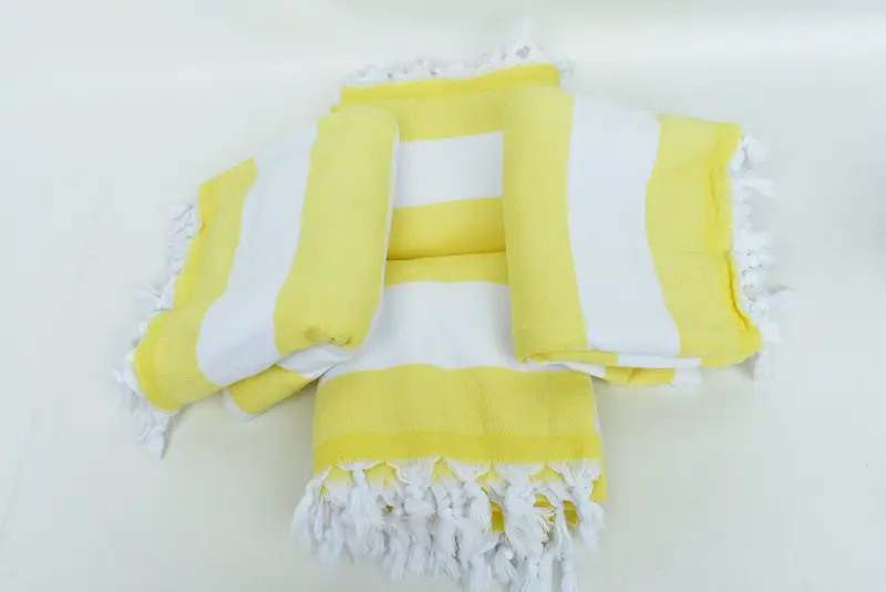 Summer Gift, 64x36 Cotton Striped Terry Towel, Gift For Mom, Gift For Him, Beach Towel Bulk, Gift For Her, Quick-drying cotton Turkish beach towel - 6