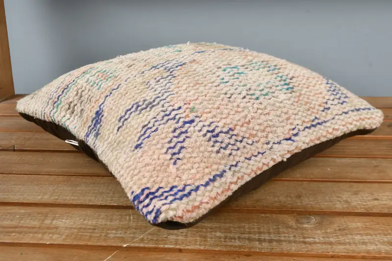 Turkish Pillow, Cushion, Boho Pillow, Handmade Kilim Cushion, 12x12 Orange Cushion, Retro Pillow Sham, Bolster Pillow Case - 3