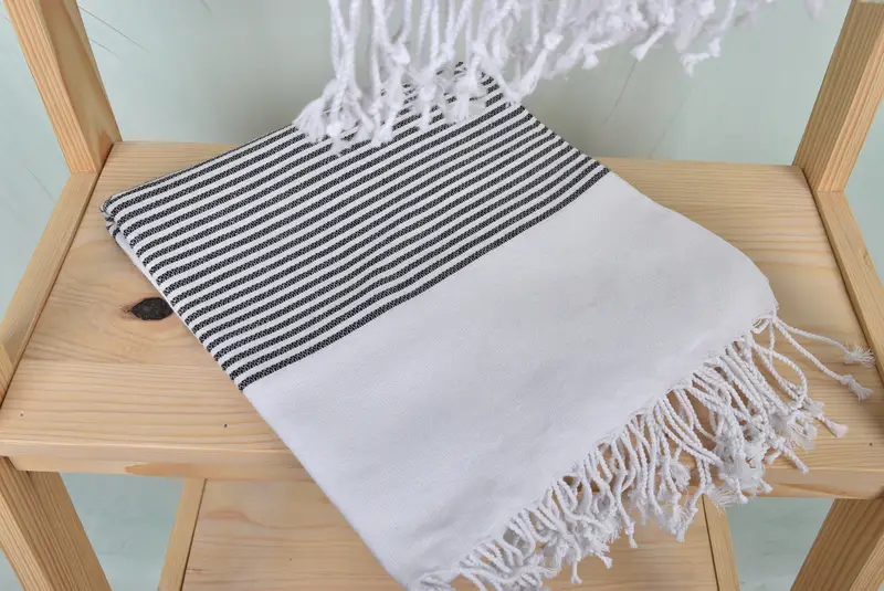 Bridesmaid Favors, Soft towel, 70x40 Cotton Striped Towel, Quick-drying cotton Turkish beach towel, Bachelorette Party Gift, Wedding Gifts Towel - 5