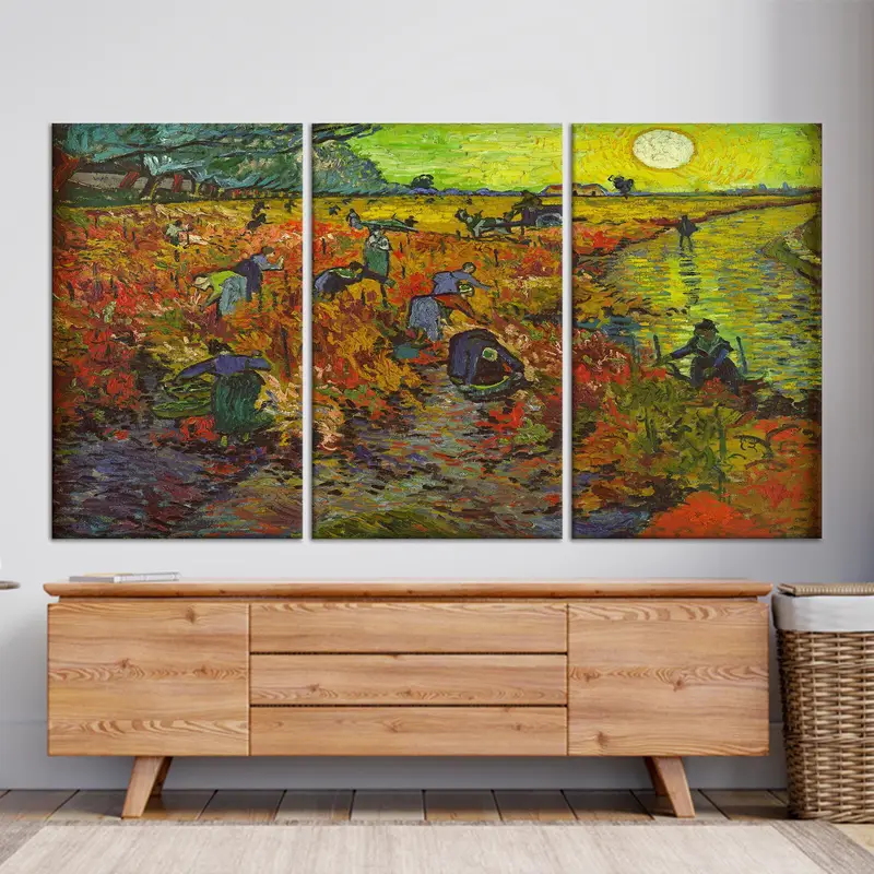 Encantador lienzo de Van Gogh: la sinfonía de la naturaleza en tonos vibrantes