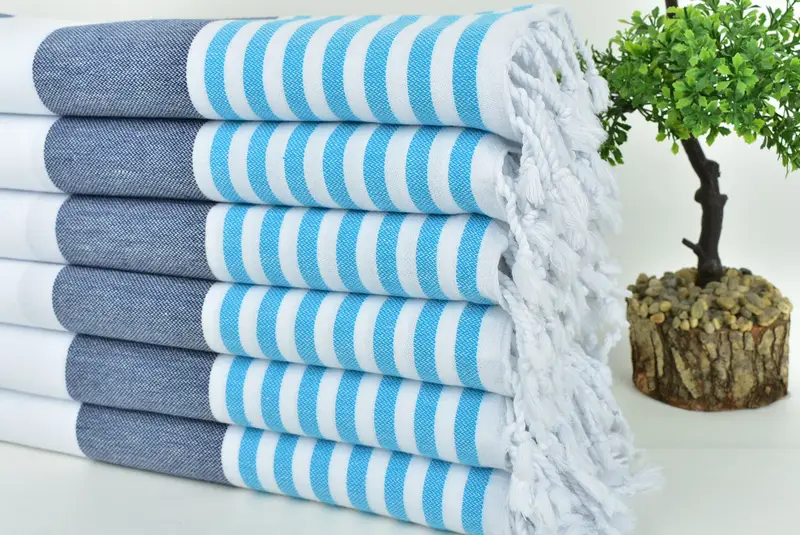 Bachelorette Party Gifts, 70x40 Cotton Striped Towel, Maid Of Honor Gift, Bridal Shower Gift, Personalized Gift, Turkish Beach Towel Monogram - 3