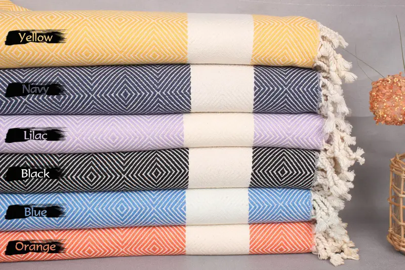 Sand-free towel, Monogrammed Beach Towel, 80x40 Cotton Diamond Towel, Bachelorette Party Decorations, Bridesmaid Proposal Gift, Scarf Towel - 1