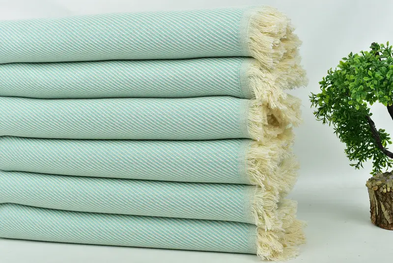 Büyük Türk havlu, kişiselleştirilmiş plaj havlu, özel banyo havlu, benzersiz hediye, bekarlığa veda partisi iyilik, 70x36 pamuklu çizgili havlu - 3
