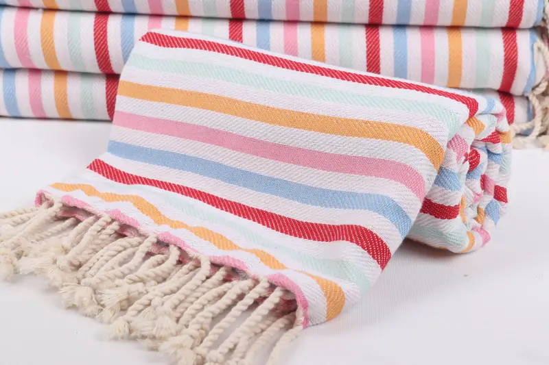 Bachelor Party Favors, 68x36 Cotton Striped Towel, Summer Towel, Monogram Turkish Towel, Custom Towel Beach, Bachelorette Party Gifts, Beach towel - 4
